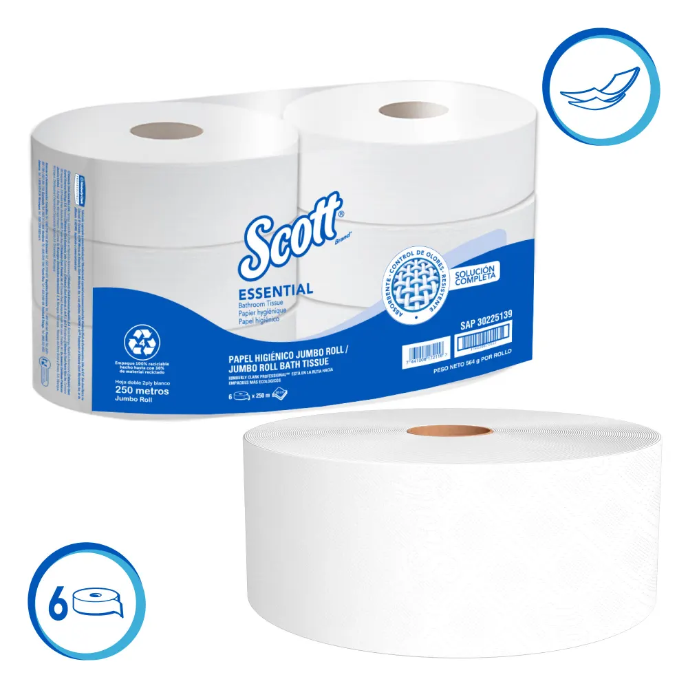 Scott® Essential Papel Higiénico Hoja Doble