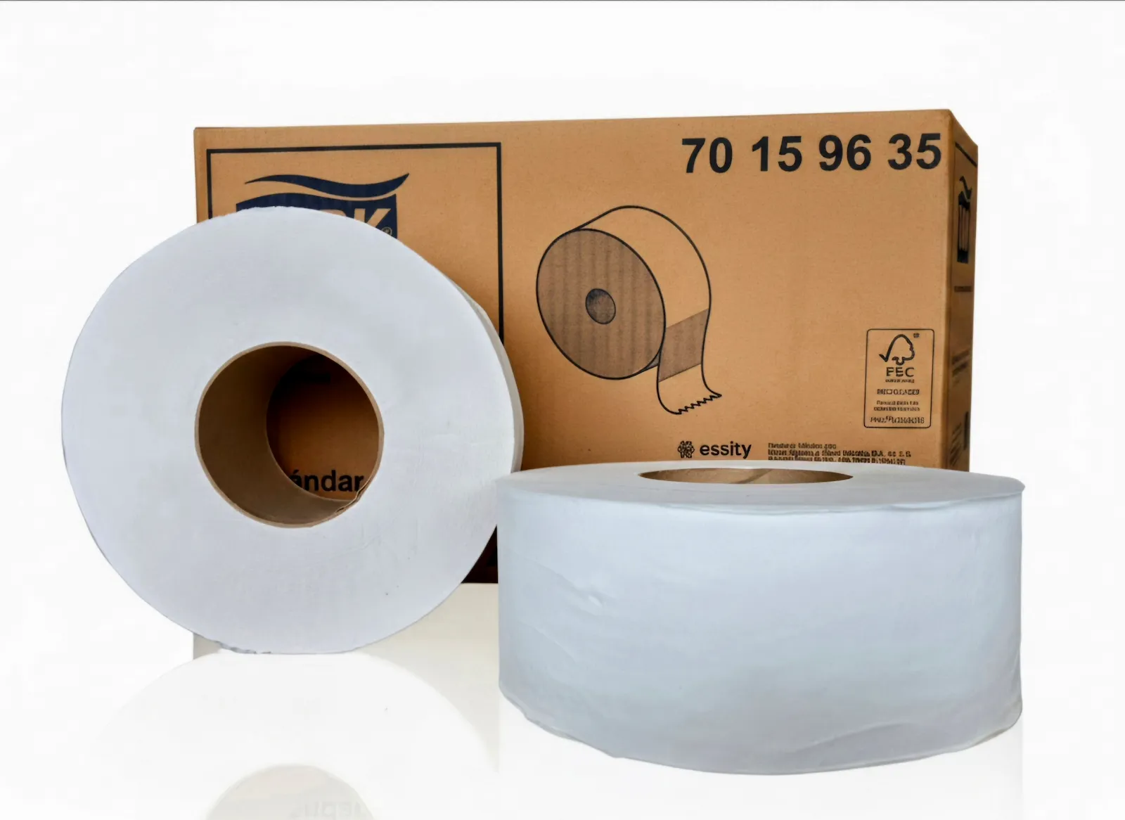 Papel Higiénico en Bobina Jumbo 6x400