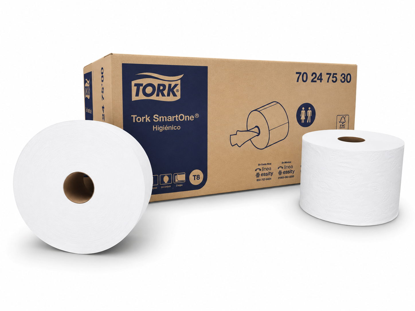 Papel Higiénico Industrial Fluido Céntrico Maxi