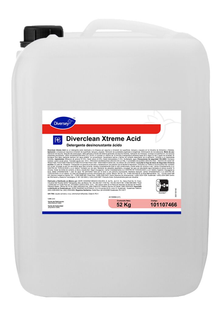 DIVERCLEAN XTREME ACID 52kg