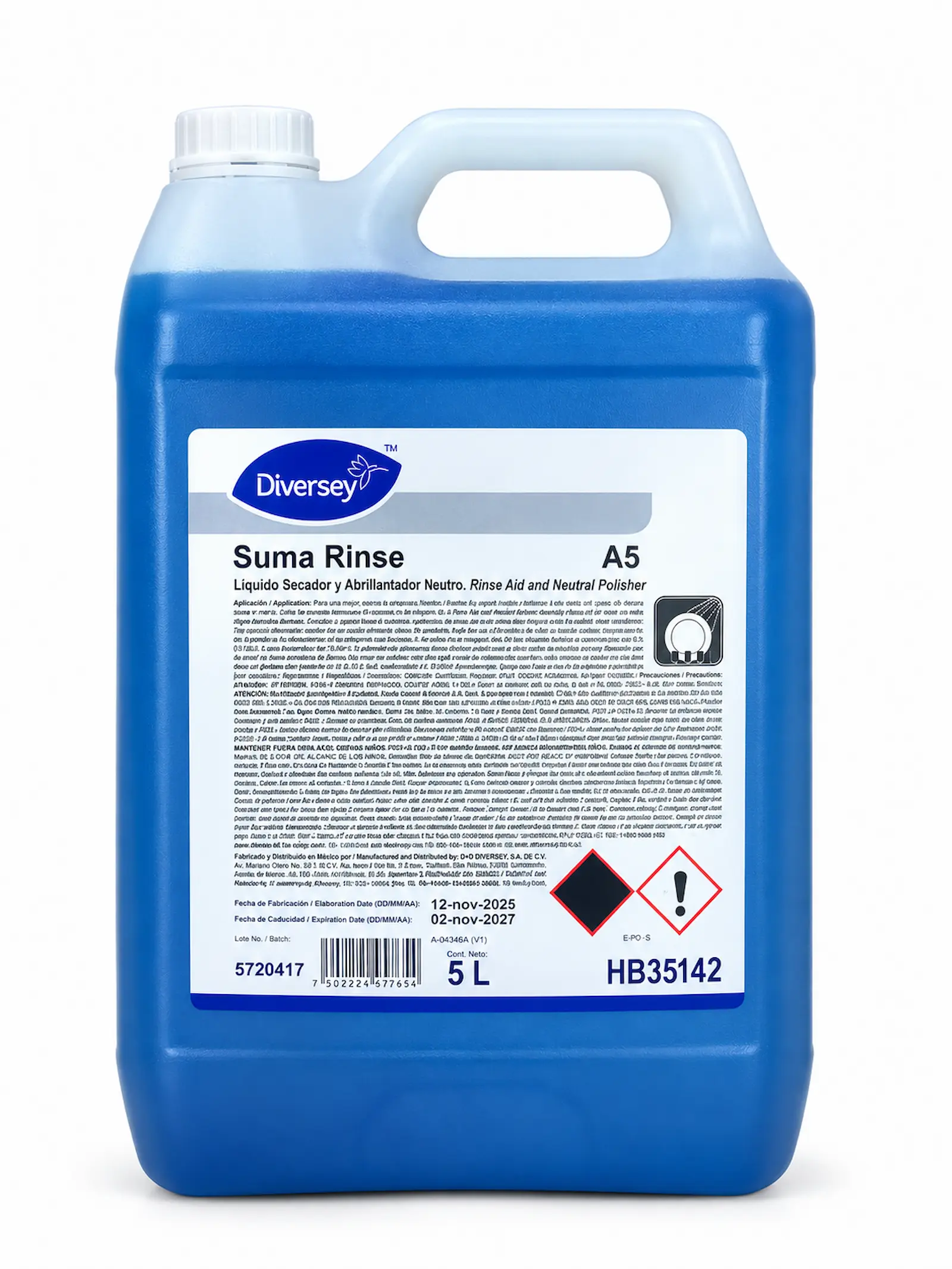SUMA RINSE A5 4x5L